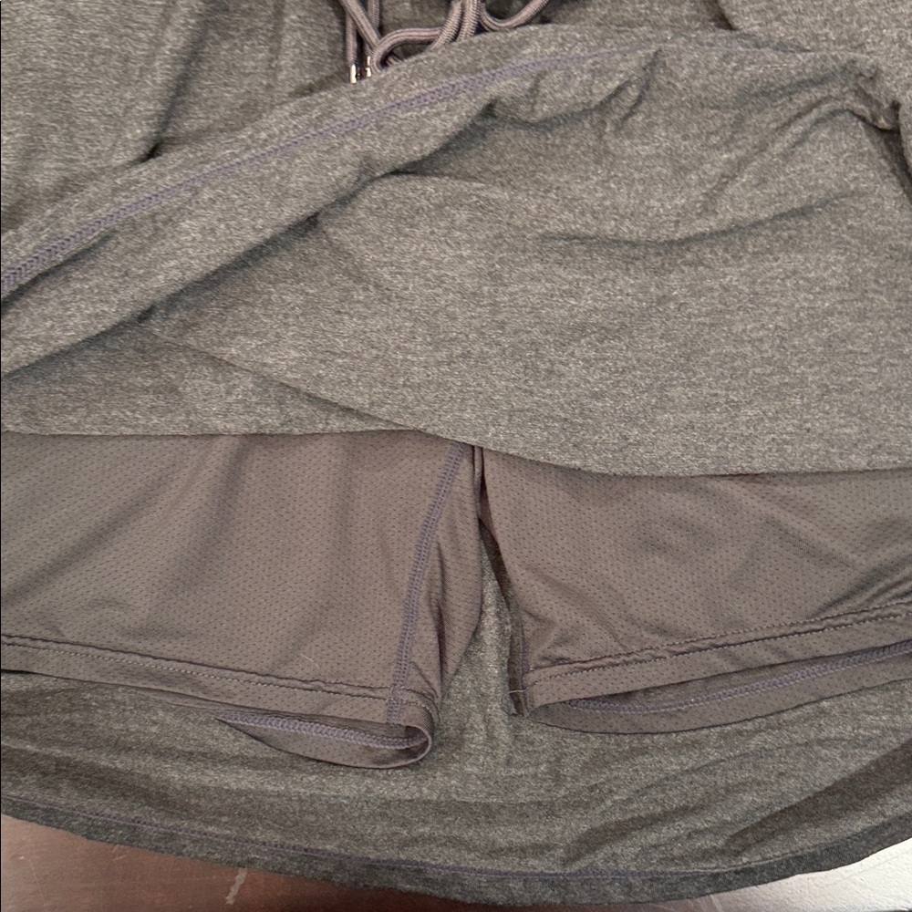 Gray Drawstring Skirt - Picture 3 of 3